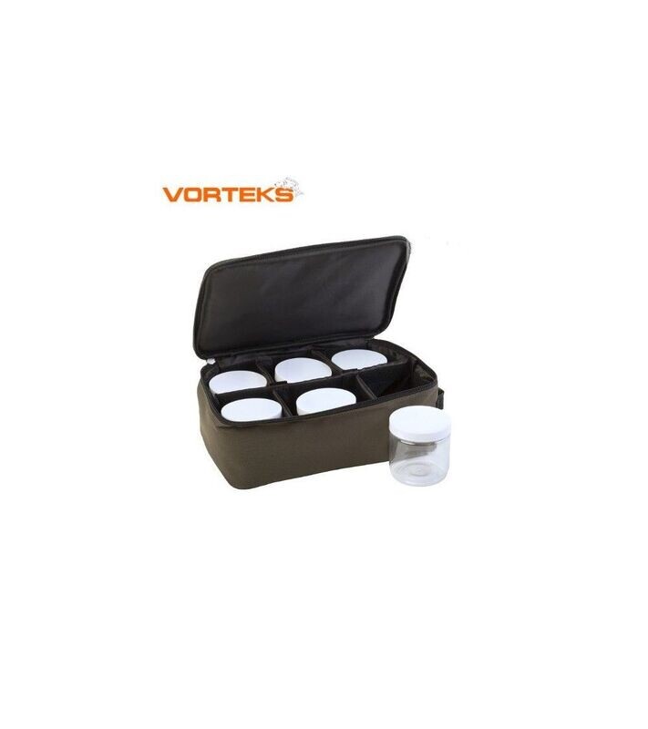 ESTUCHE 6 BOTES CEBO VORTEKS