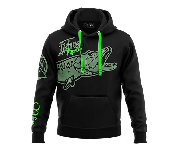Sudadera con capucha Fishing Mania Pike