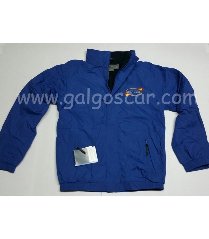 Cazadora regatta azul logo galgo