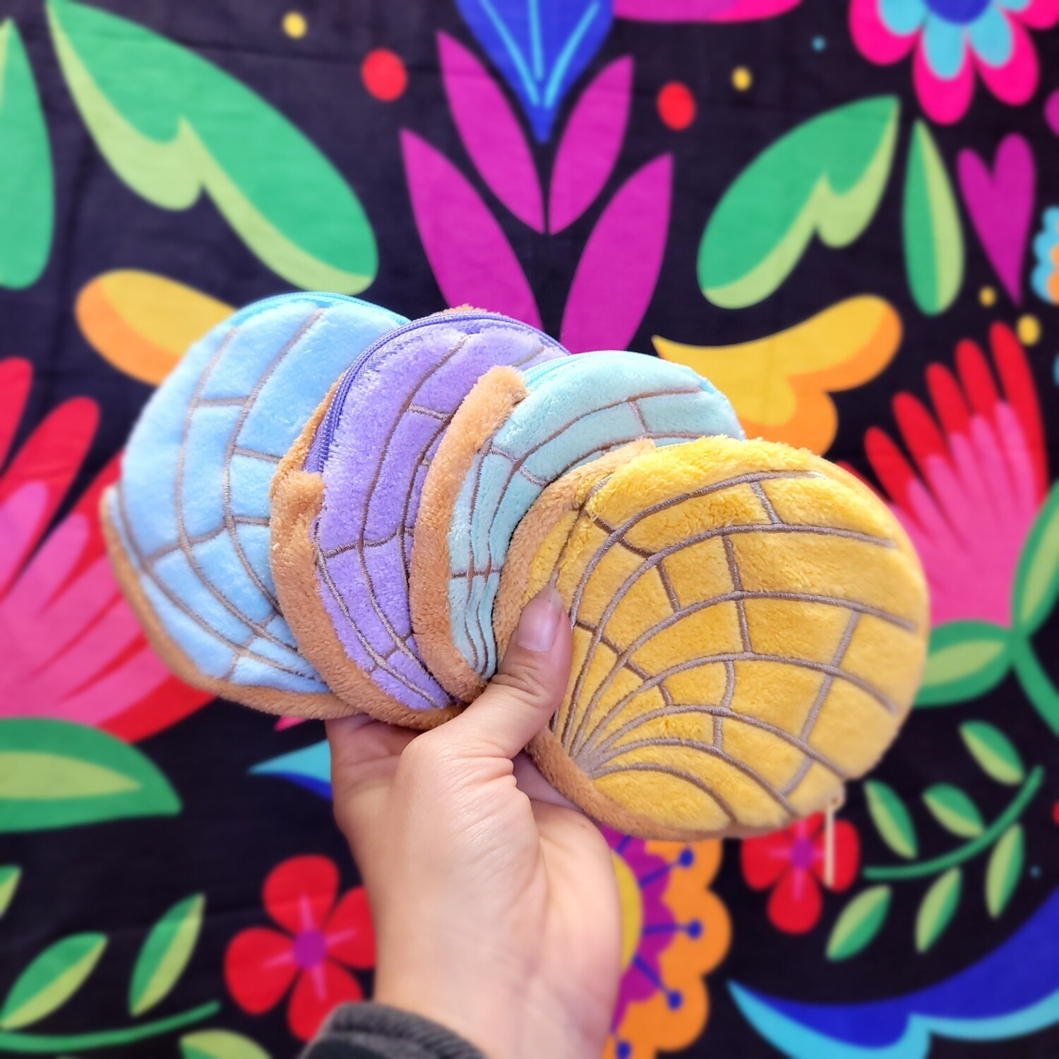 Pastel Concha Coin Purse