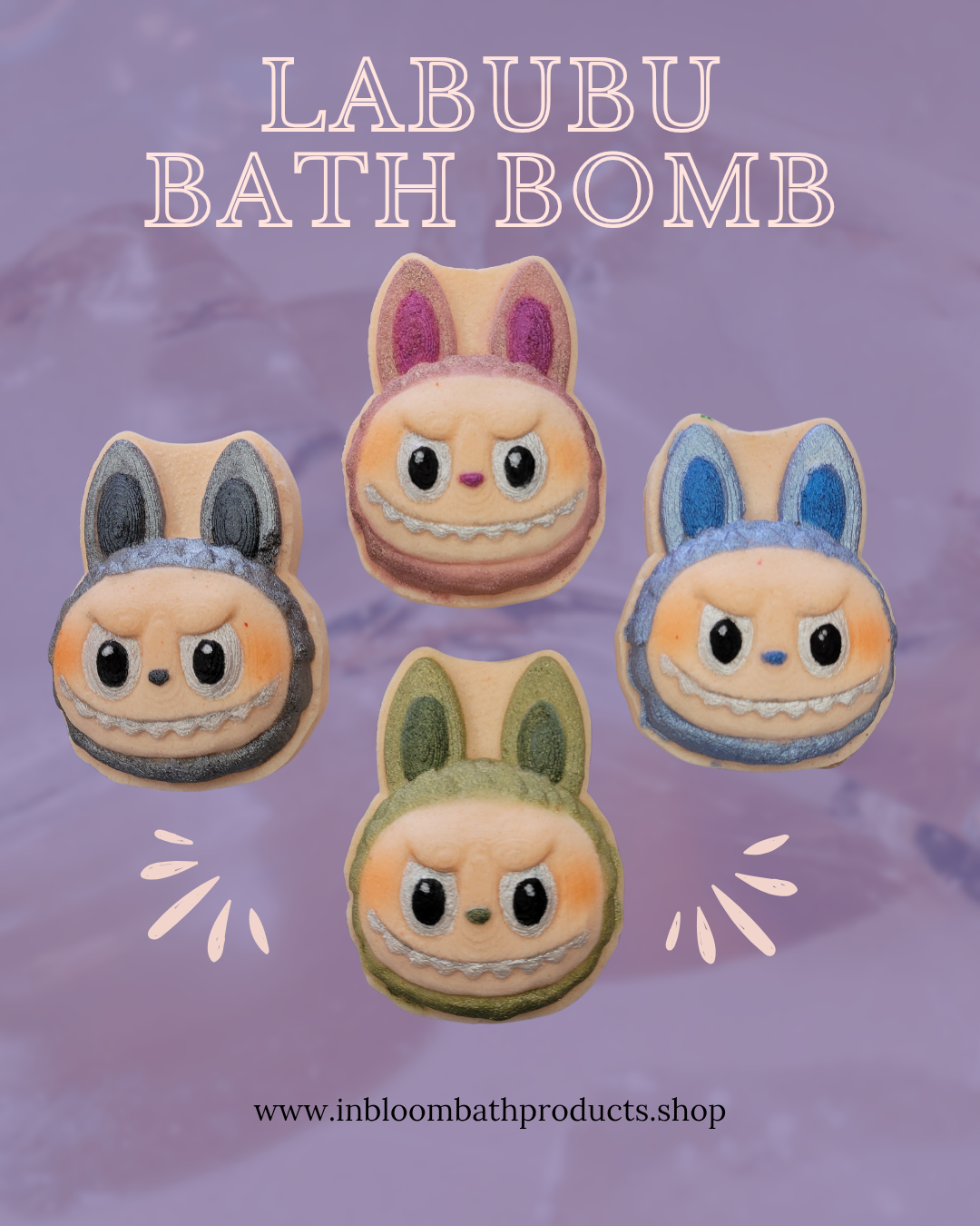Labubu bath bomb