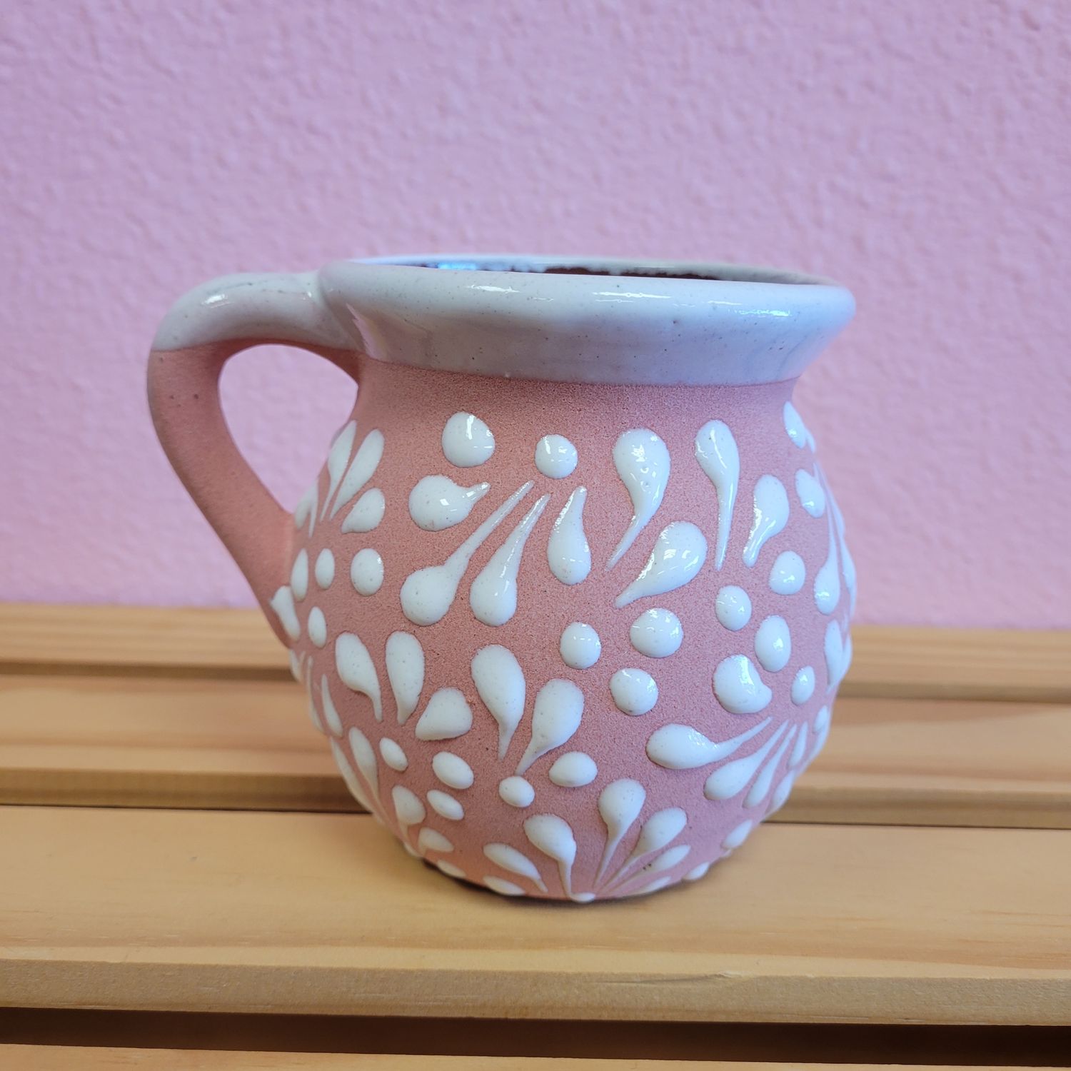 Pink talavera mug