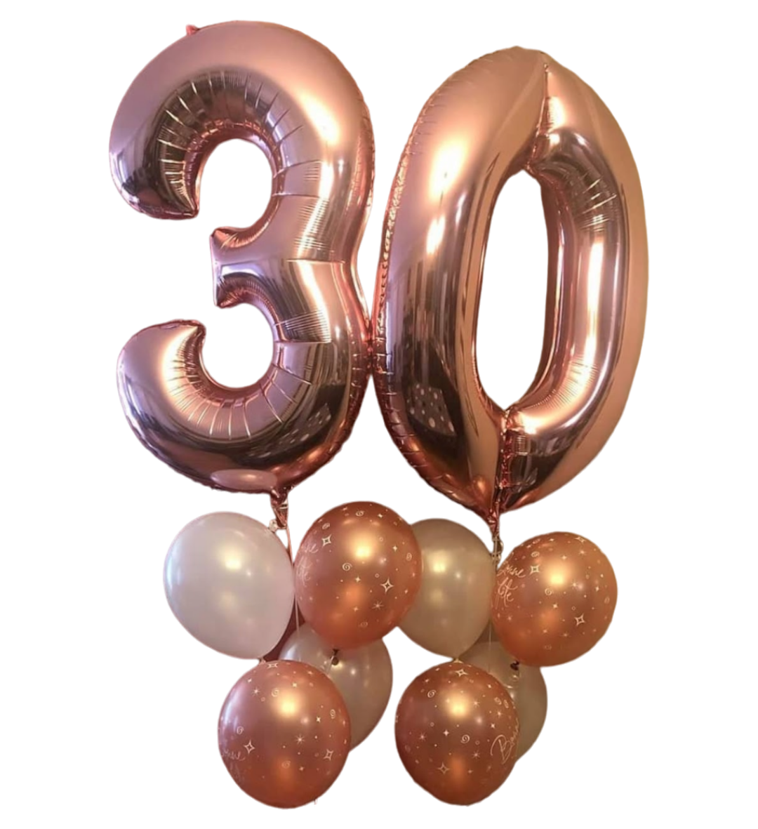 Mylar Number Bouquet