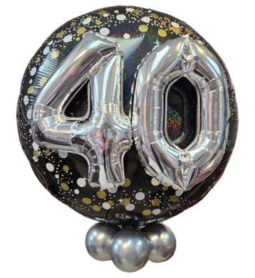 3D Number 40 ( jumbo)