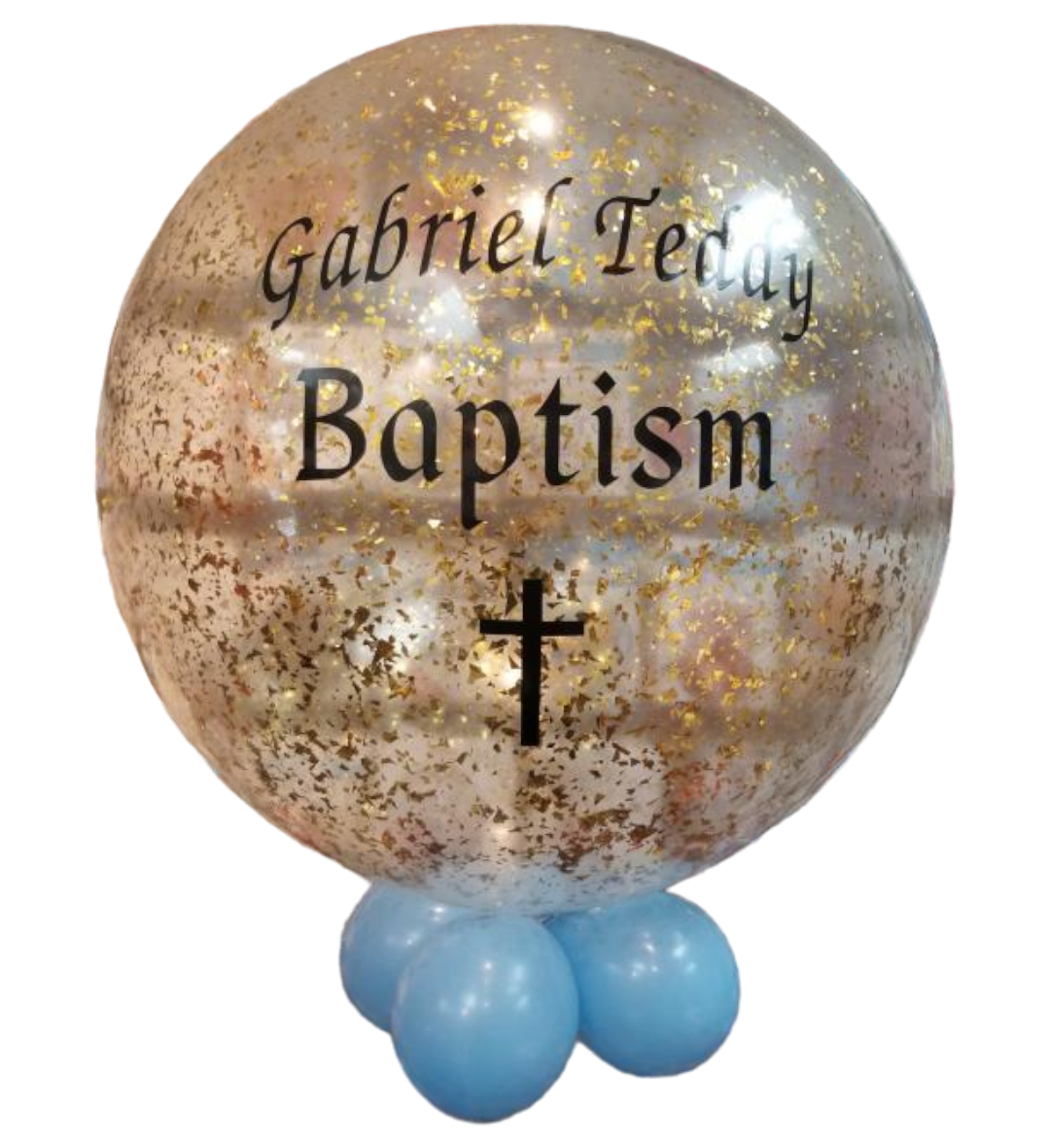 Giant Personalized Baptism Confetti