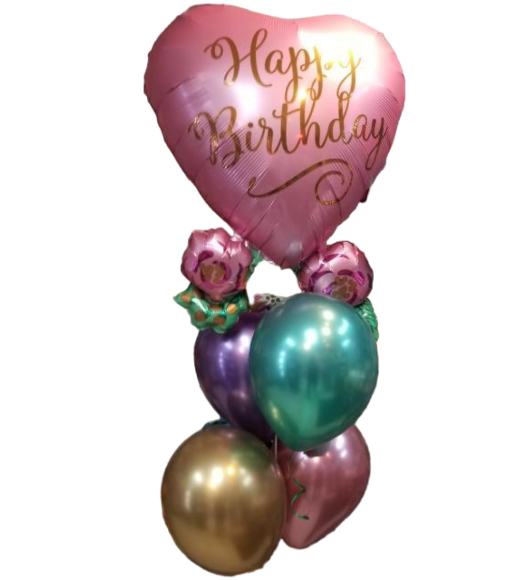 Happy Birthday Heart Bouquet