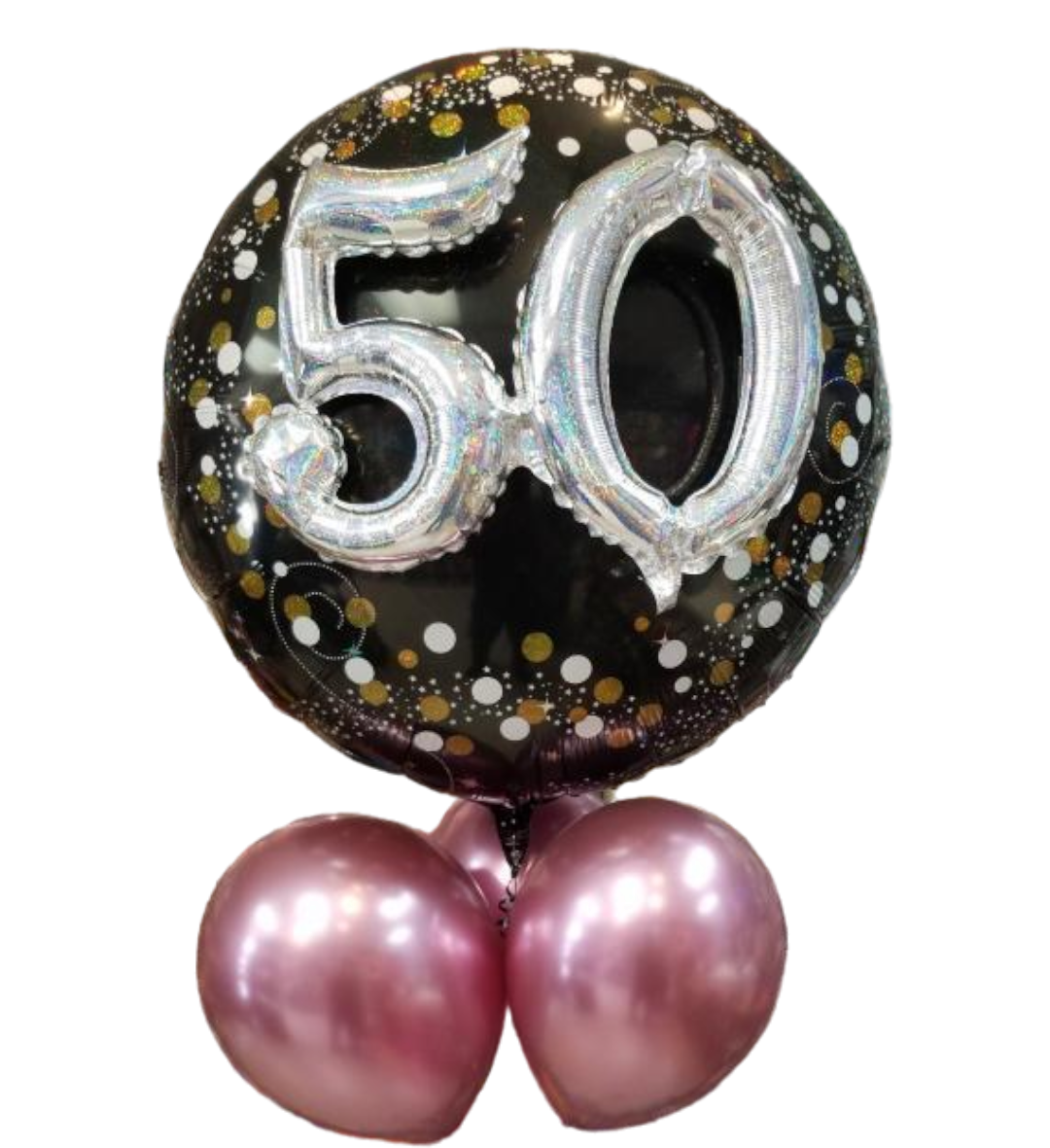 Number 50 Jumbo 3D Bouquet