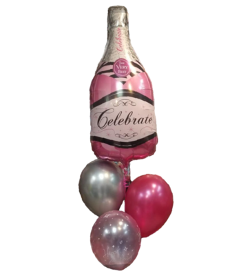 Champagne Bottle Bouquet