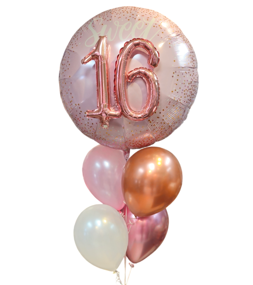 Sweet 16 Birthday Bouquet 3D