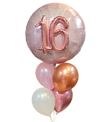 Sweet 16 Birthday Bouquet 3D