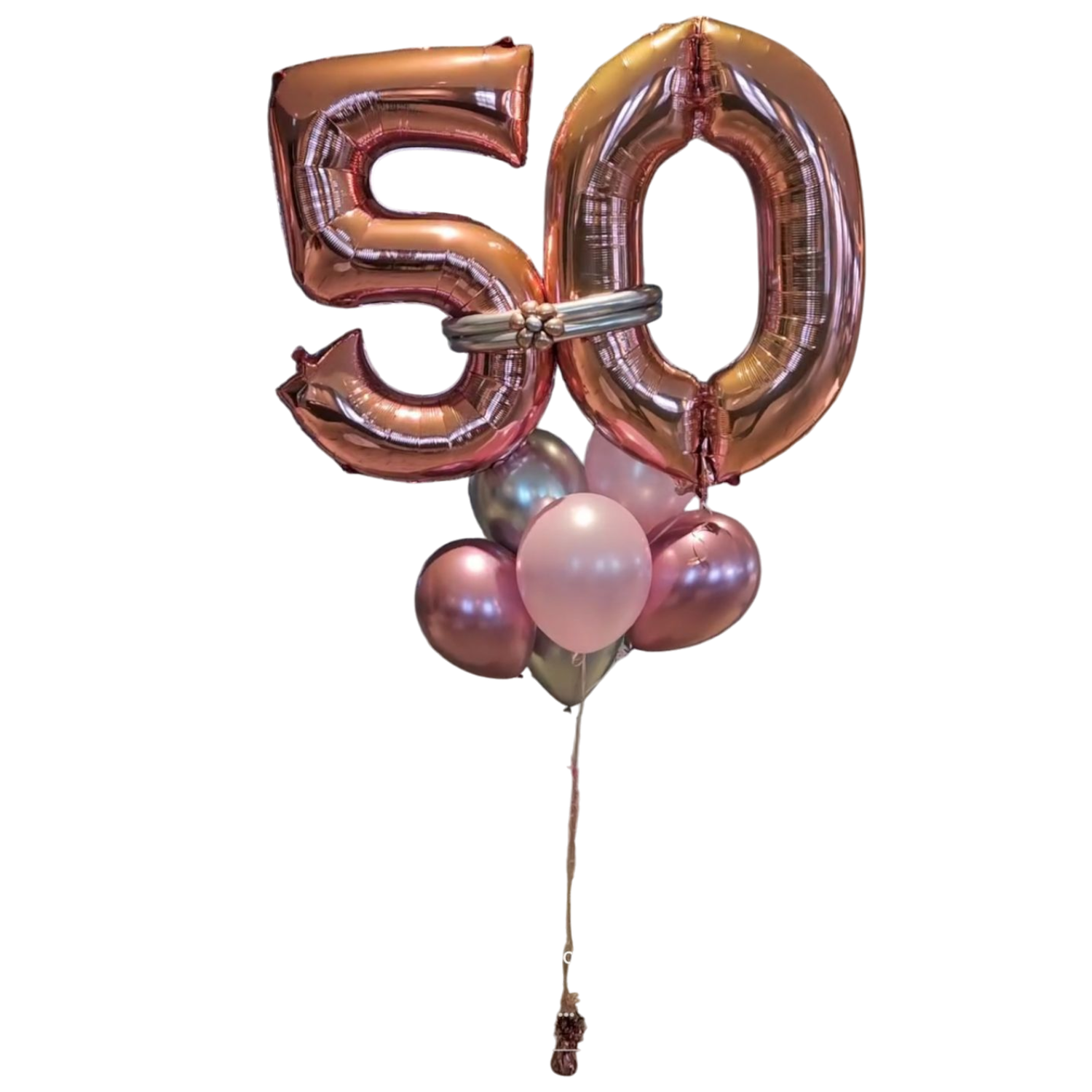 Mylar Number Bouquet with Band
