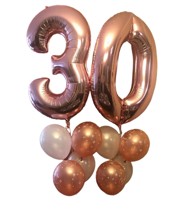 Mylar Number Bouquet