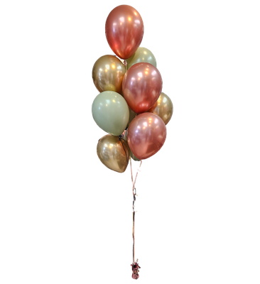 Bouquet de 10 ballons en latex