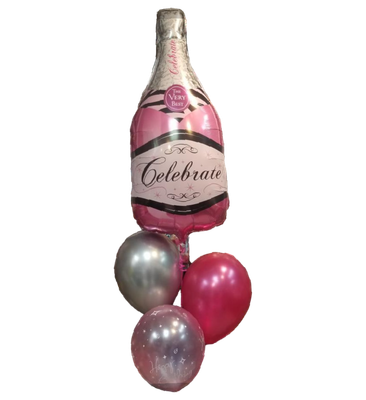 Bouquet de bouteille de champagne