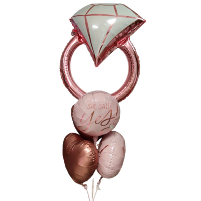 Engagement Ring Bouquet