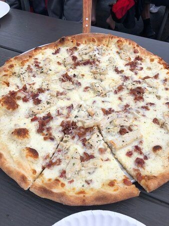 14" Medium White Sauce Special Pizza