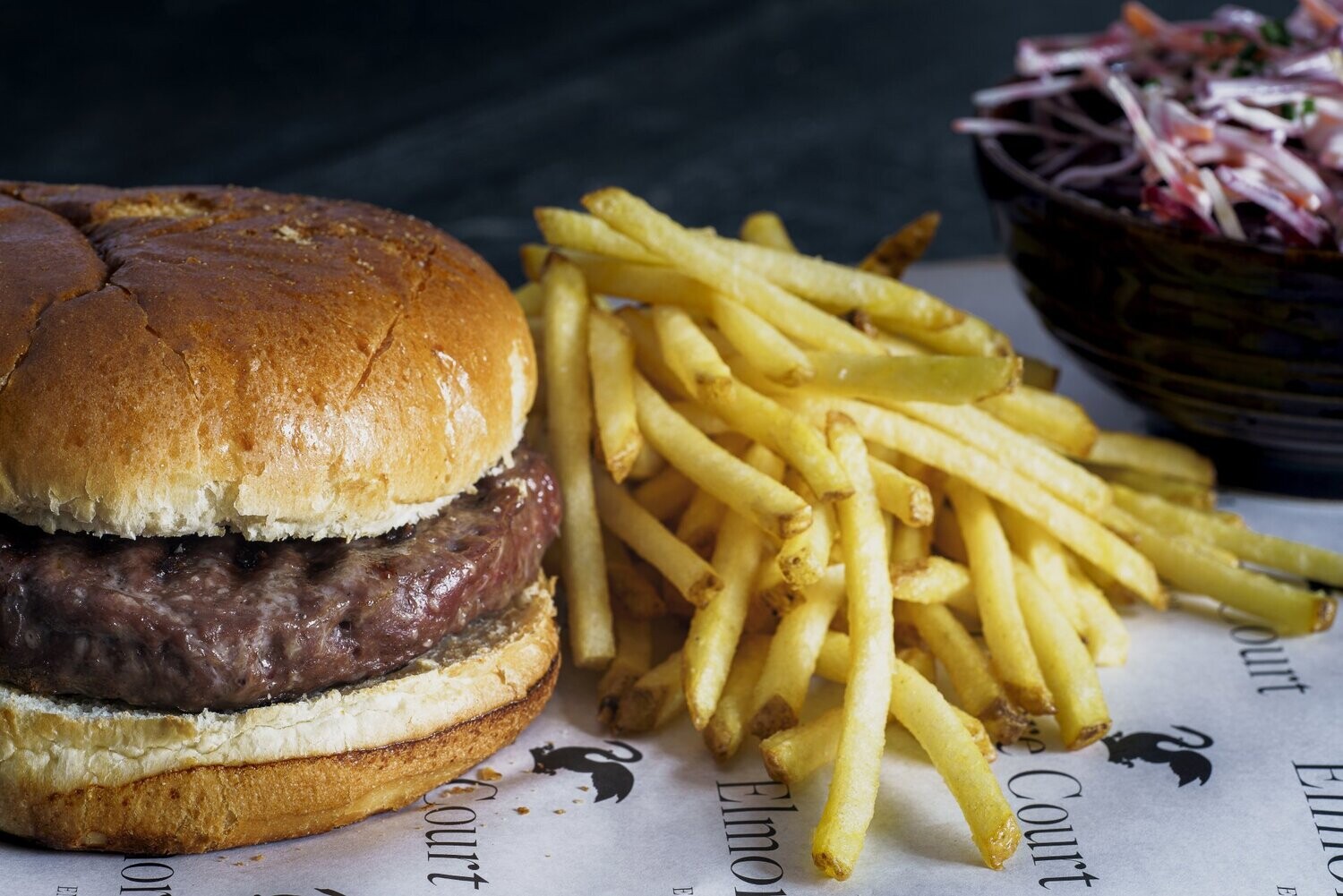 Hamburger and Fries