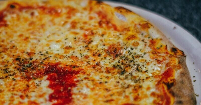 Gluten-Free Sauce and Cheese Catering Pizza