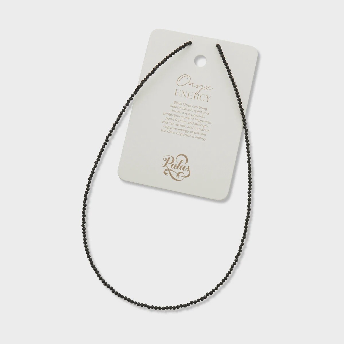 onyx empower gem necklace