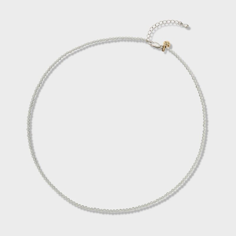 crystal quartz empower gem necklace