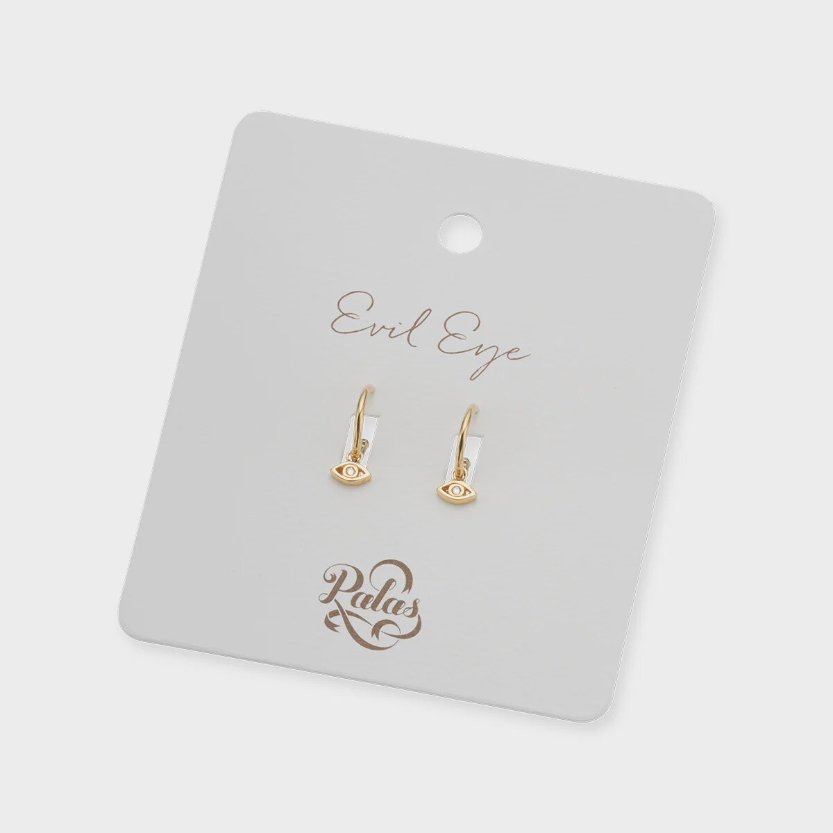 evil eye hoop earrings