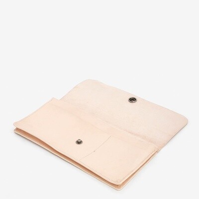 Leather Travel Wallet - Natural