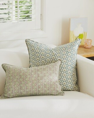 Okinawa Wasabi Linen Cushion