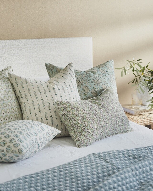 Geneva Wasabi Linen Cushion