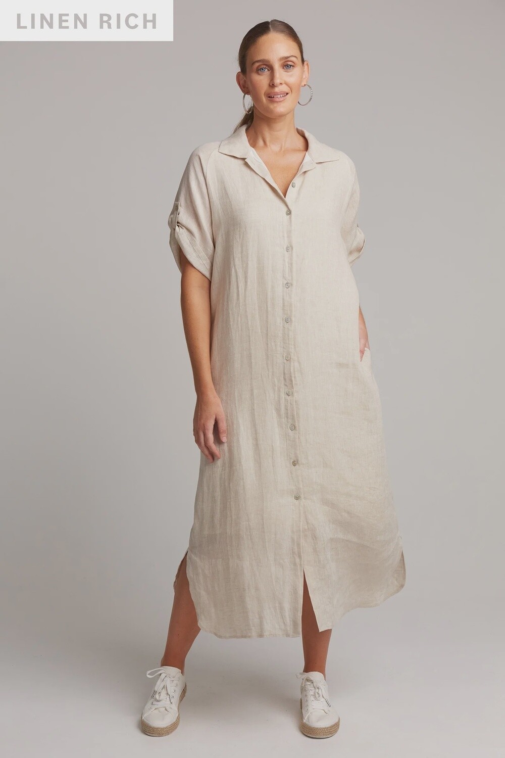 Studio Shirt Dress TUSK, size: S