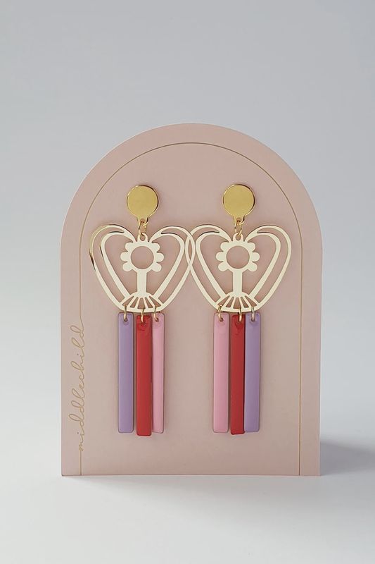 Parade Earring RED