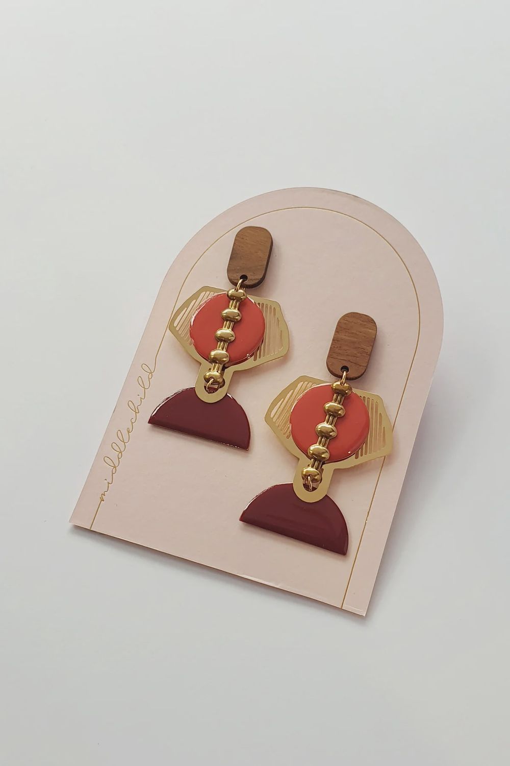 Departure Earring, colour: BORDO