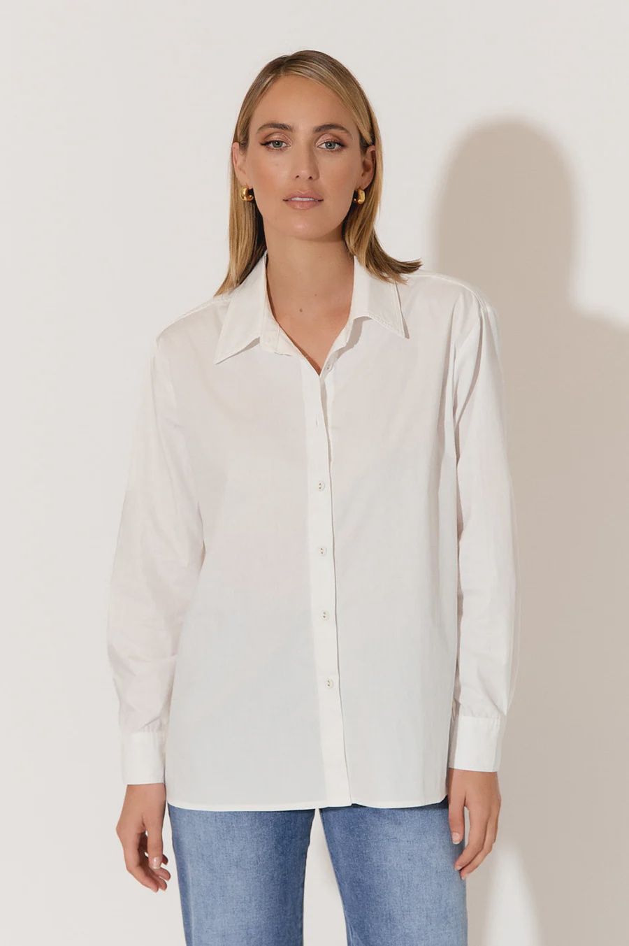 Brooklyn White Shirt, size: 8