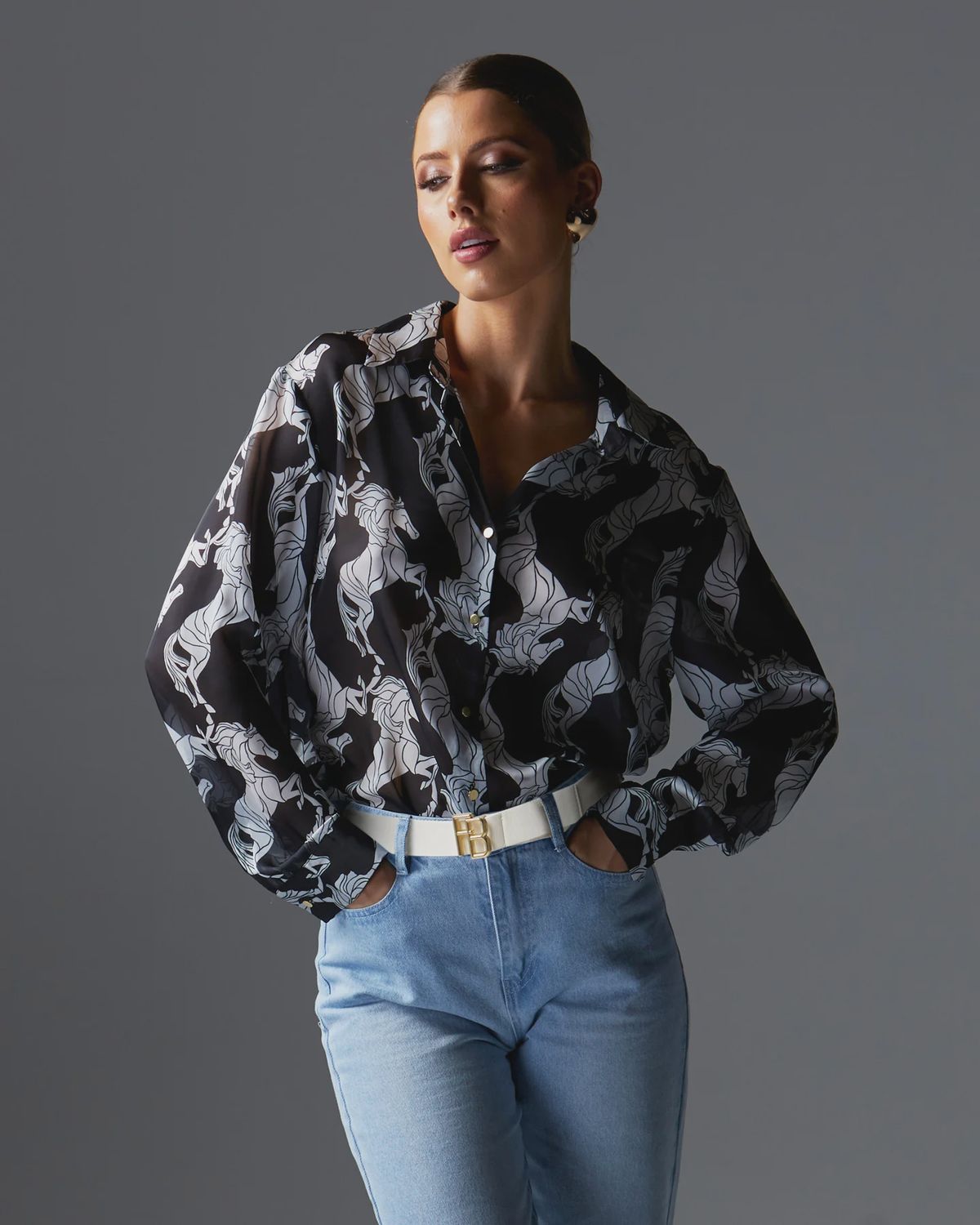 Perfect Match Shirt BLACK COLT, size: 6
