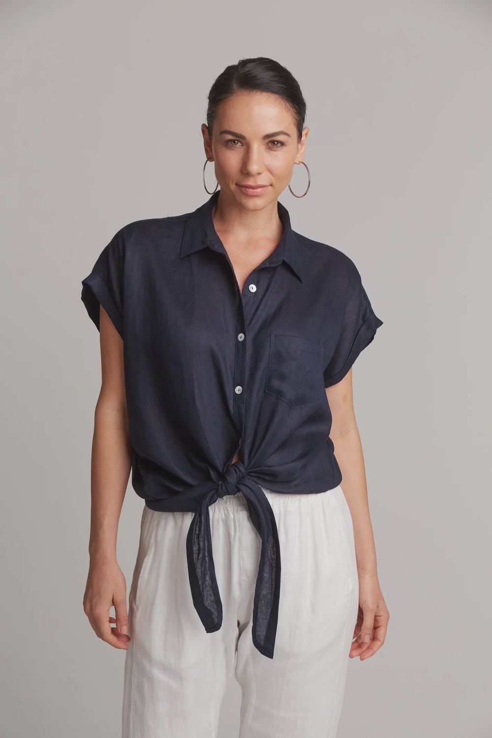 Studio Tie Shirt NAVY