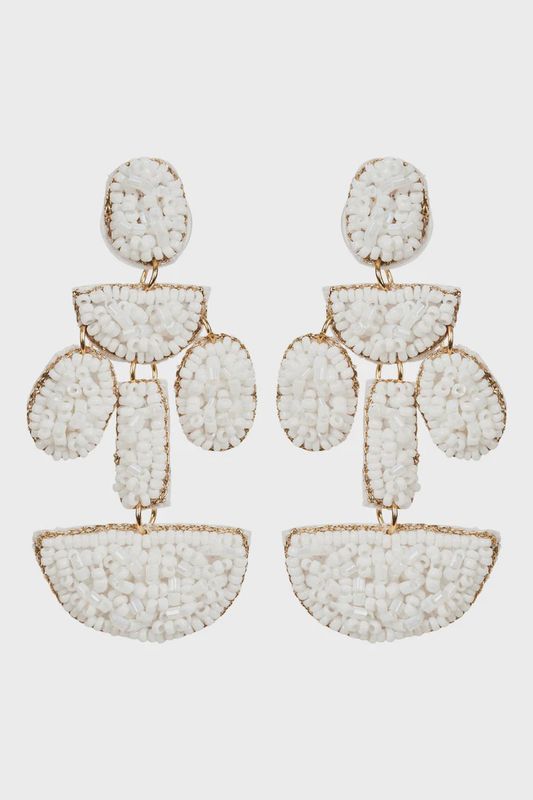 Como Earring BIANCO