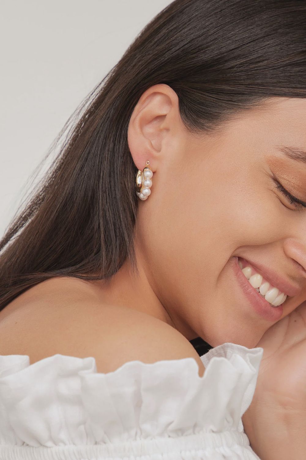 Mizu Pearl Earring GOLD