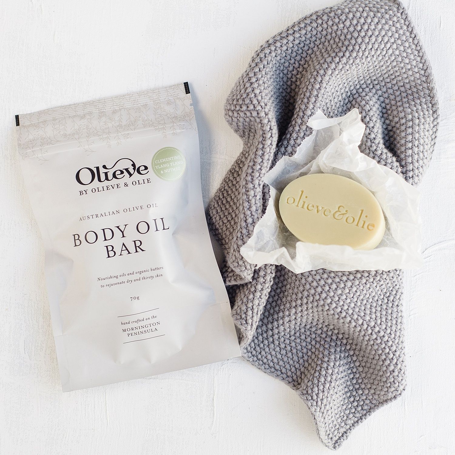 Clementine Body Oil Bar