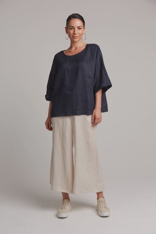 Studio Relaxed Top NAVY