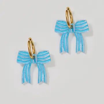 Bow Earrings BABY BLUE