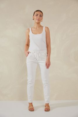 Dalton Denim Pant WHITE