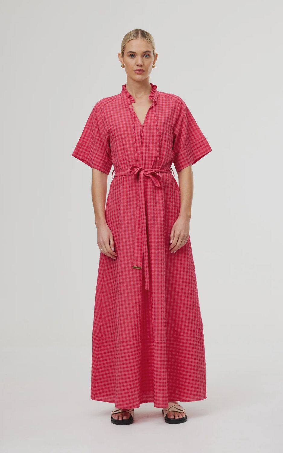 Dylan Dress ROSAS GINGHAM, size: XS
