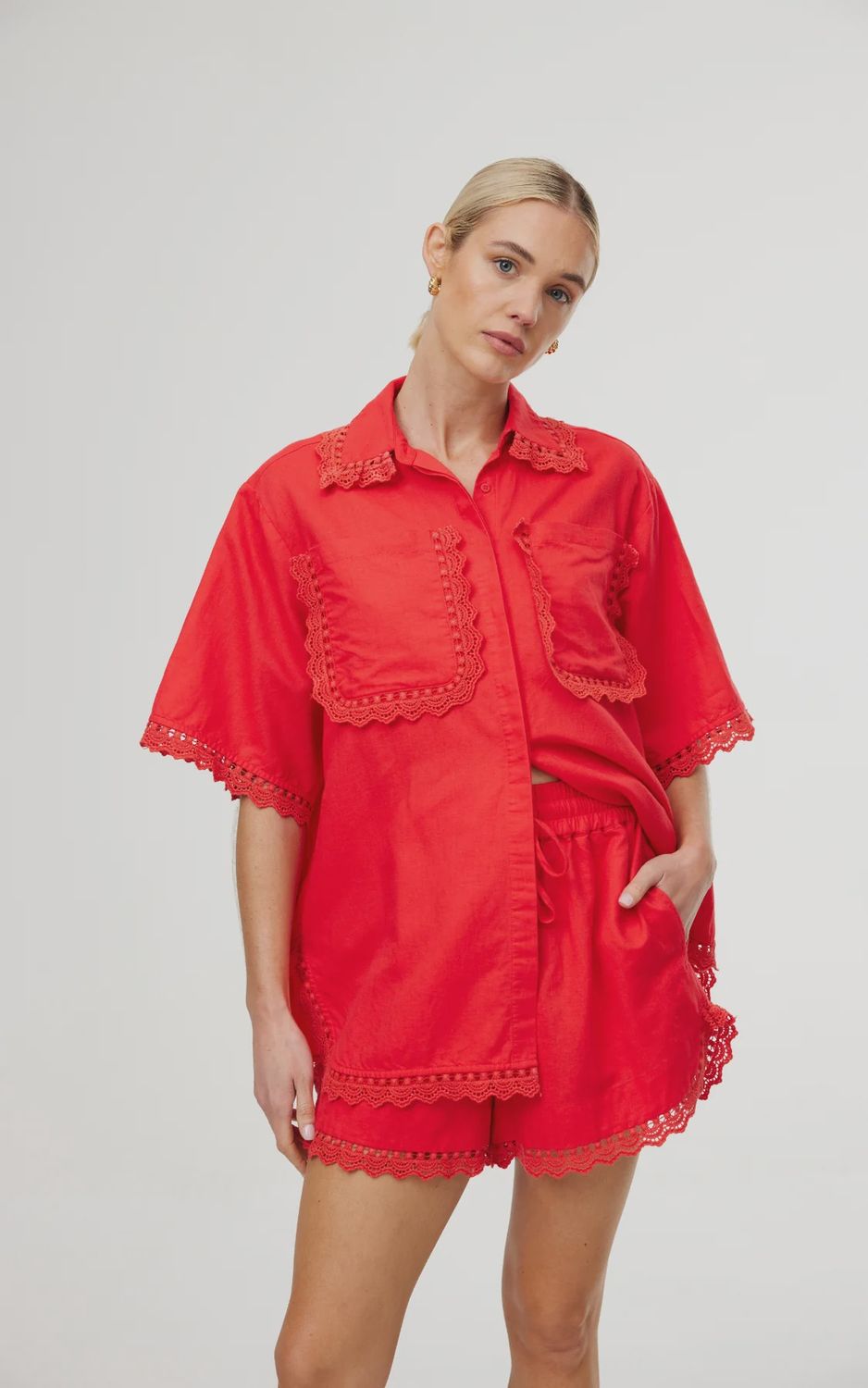 Evie Shirt POPPY, size: XS