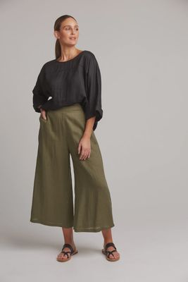 Studio Crop Pant KHAKI
