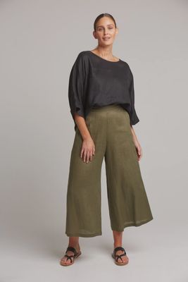 Studio Crop Pant KHAKI