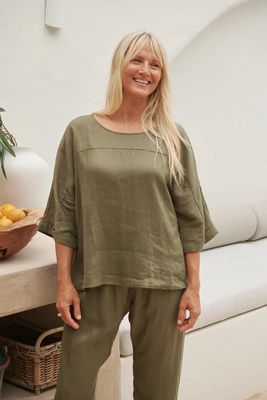 Studio Relax Top KHAKI