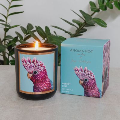 DESERT LIME Australian Artist Soy Candle