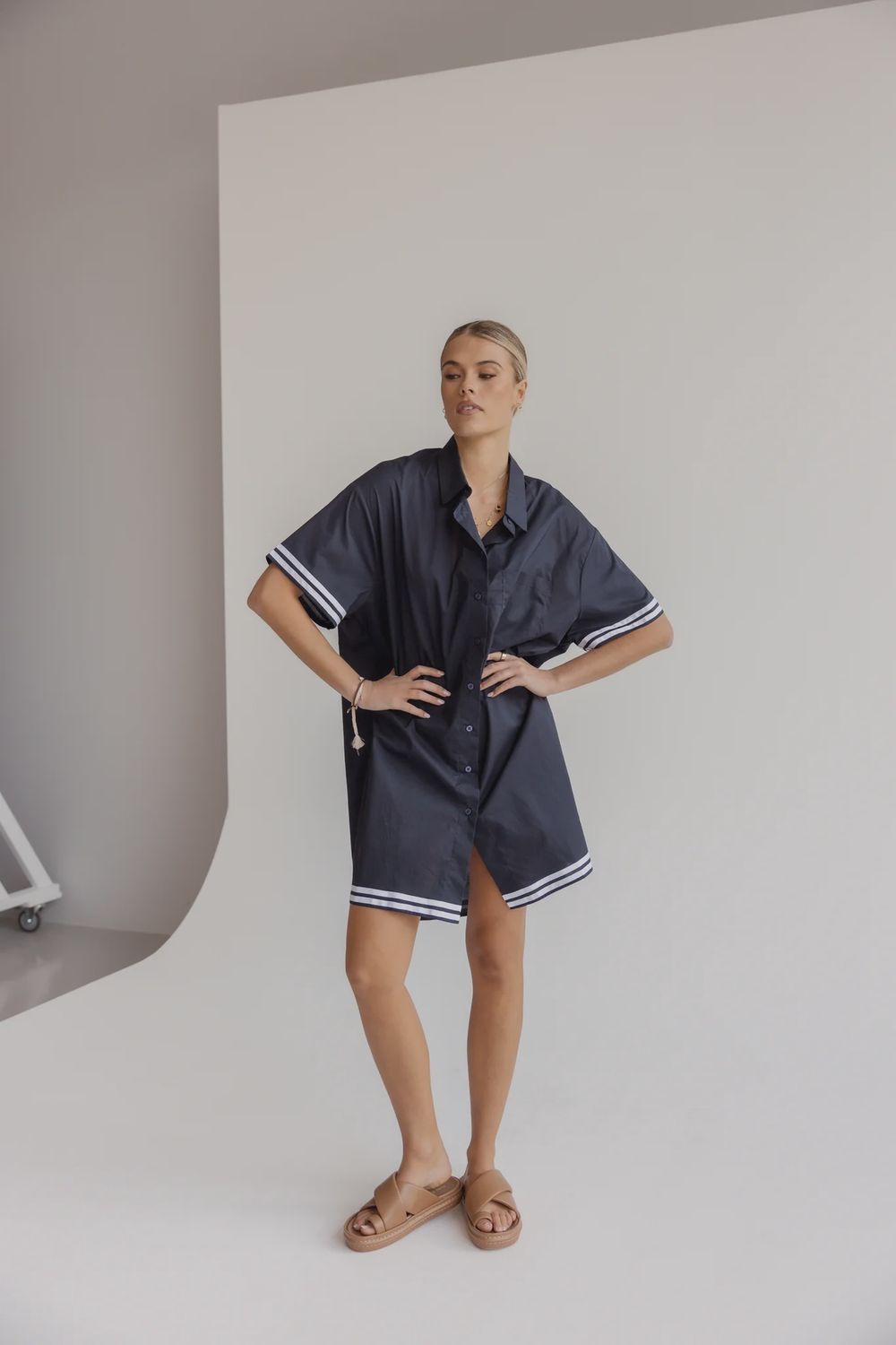 Sussex Dress NAVY, size: XXS