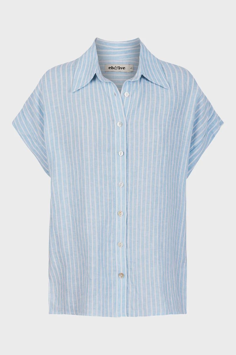 Sojourn Stripe Shirt COAST, size: XS