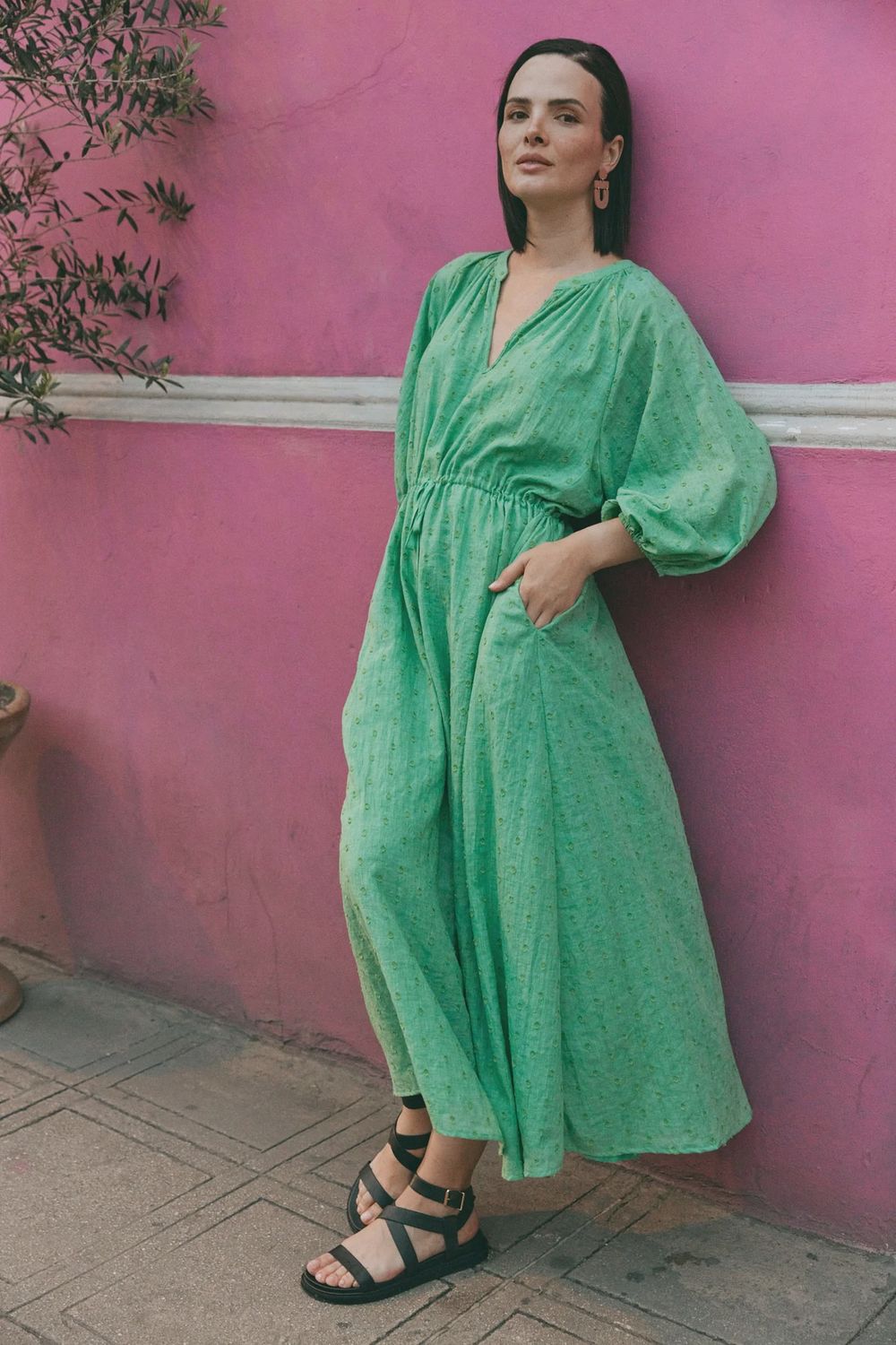 Zephyr Maxi Dress - Jade, size: XS
