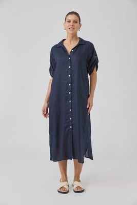 Studio Shirt Dress NAVY